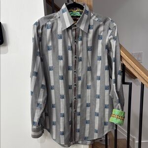 Robert Graham Casual Button Down Shirt worn gently no signs of wear
